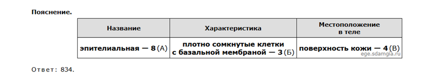 Задание 20 ЕГЭ по Биологии пояснение