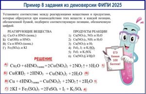 Разбор первой части ЕГЭ по химии
